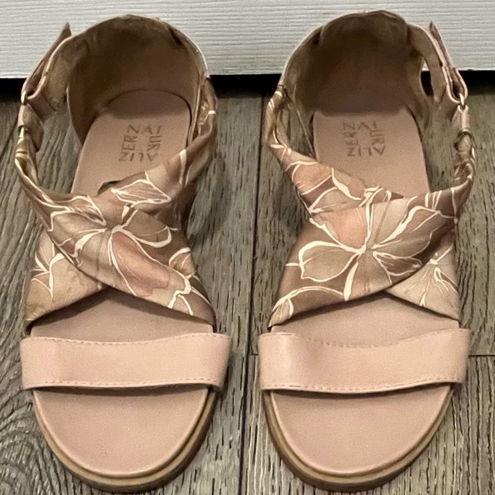 Naturalizer Ivette Fabric & Faux Leather Women’s Sandals Size 8